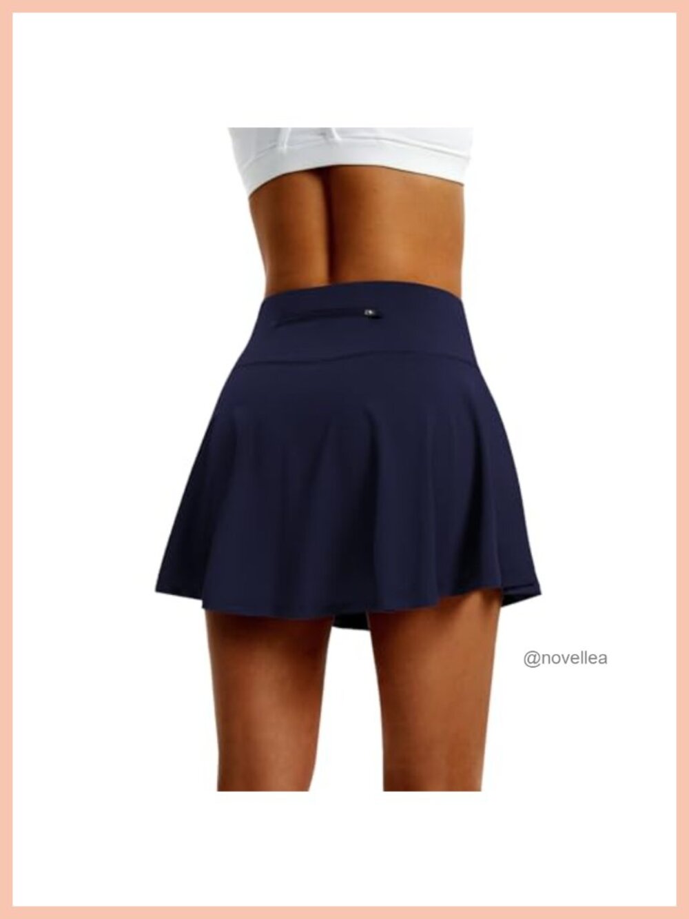 Women's High Waist Pleated Tennis Skirt with 4 Pockets Lightweight Athletic